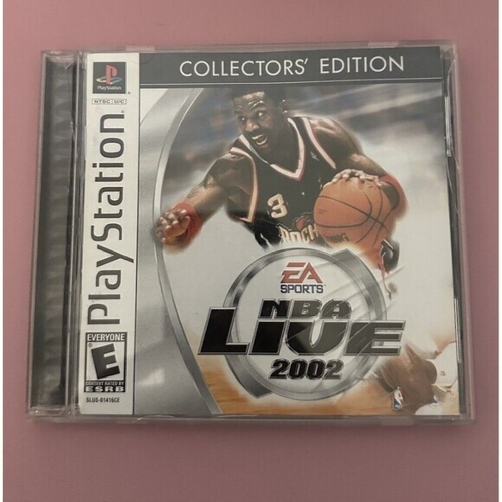 NBA Live 2002 Collectors Edition PS1 PlayStation 1 broken case see pictures